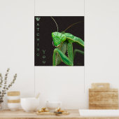 Sie beobachten - Grüne Version Poster (Küche)