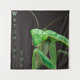 Sie beobachten - Grüne Version Wandteppich