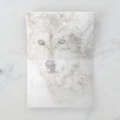 "Sie beobachten" - Grußkarte Karte (Innenseite)