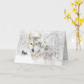 "Sie beobachten" - Grußkarte Karte (Gelbe Blume)