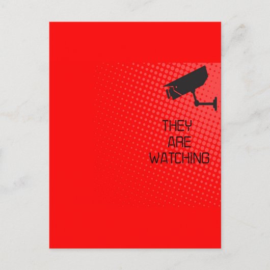 Sie beobachten postkarte (Vorderseite)