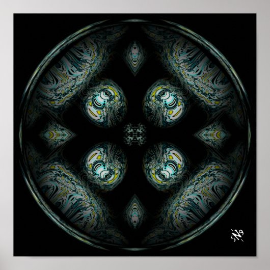 Sie beobachten uns von oben (Gott/Alien-ähnliche W Poster (Vorne)