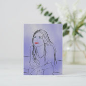 Sie beobachtet den Sky 2 - Postkarte (Stehend Vorderseite)