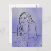 Sie beobachtet den Sky 2 - Postkarte (Vorne/Hinten)