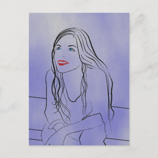 Sie beobachtet den Sky 2 - Postkarte (Vorderseite)