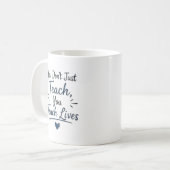 Sie berühren Leben Personalisiert Kaffeetasse (Vorderseite Links)