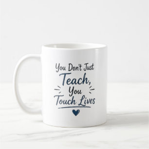Sie berühren Leben Personalisiert Kaffeetasse