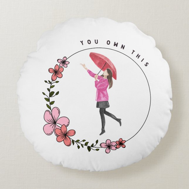 Sie besitzen das rundes kissen (Vorderseite)