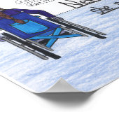 Sie bestand 11x14 (Rollstuhl) Poster (Ecke)