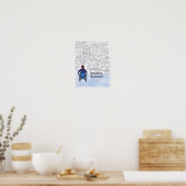 Sie bestand 11x14 (Rollstuhl) Poster (Küche)