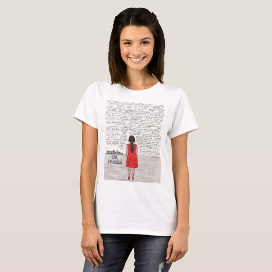 Sie bestand fort (Latina) T-Shirt (Vorne ganz)