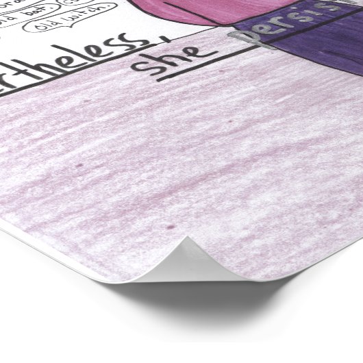 Sie bestand (Geistiges) 11x14 Poster (Ecke)