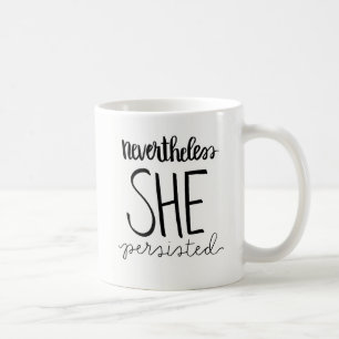 Sie bestand klassische Tasse fort