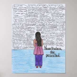 Sie bestand (Lesben) 8,5 x 11 Poster