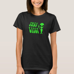 Sie bestehen aus grüner Alien T-Shirt