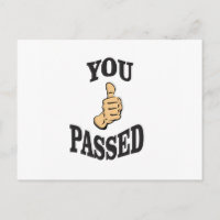 Sie bestehen den Test ja