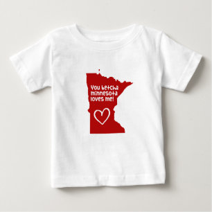 Sie Betcha Minnesota Lieben ich Baby T-shirt
