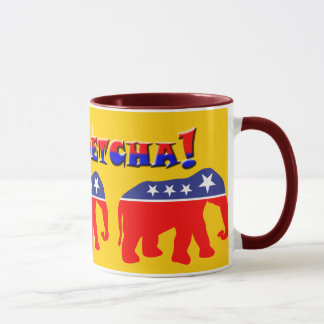 Sie Betcha! U. modernisierte GOP-Elefanten Tasse