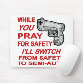 Sie beten zur Sicherheit, die ich zum Halb-Auto Mousepad (Mit Mouse)