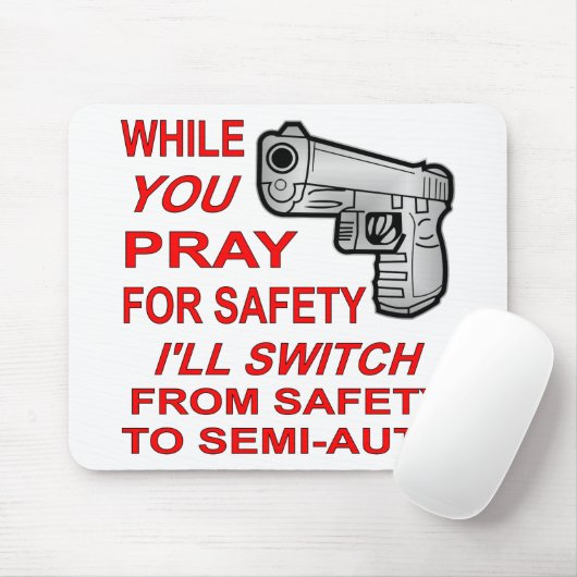 Sie beten zur Sicherheit, die ich zum Halb-Auto Mousepad (Mit Mouse)