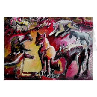 Sie beteten ihn - Karte an