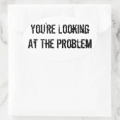 Sie betrachten das Problem Ovaler Aufkleber (Tasche)