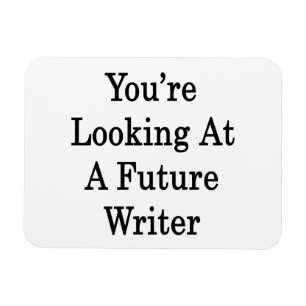 Sie betrachten einen zukünftigen Verfasser Magnet