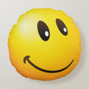 Sie betrachten emoji rundes kissen