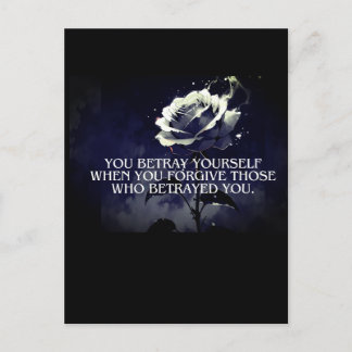 Sie Betray sich selbst Einladung & Postkarte - Dun