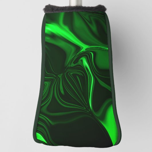 Sie biegen und falzen grün nickeled auf dunkel golf headcover (Rotieren 90)