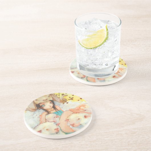 Sie Bienen-rammender Untersetzer (Seite)