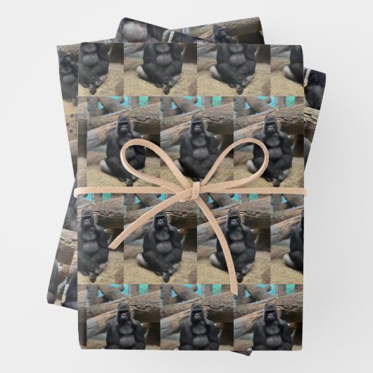 SIE BIG GORILLA GESCHENKPAPIER SET (Beispiel)