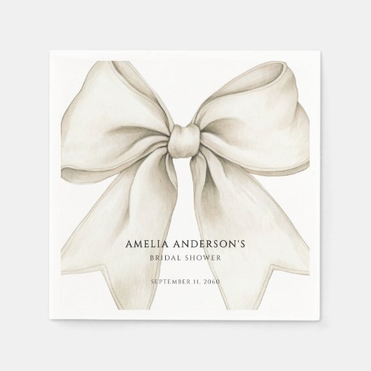 Sie binden das knallweiße Brautparty Serviette (Vorderseite)