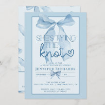 Sie binden den Knoten | Ribbon Brautparty