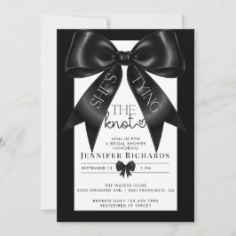 Sie binden den Knoten | Ribbon Brautparty Einladung