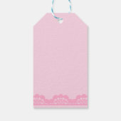 Sie bindet das Brautparty an den Knoten Geschenkanhänger (Rückseite)