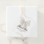 Sie bindet das Brautparty der Perlhühner Geschenkanhänger (Beispiel)