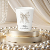 Sie bindet das Brautparty der Perlhühner Pappbecher