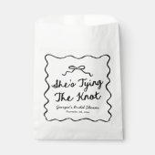 Sie bindet das Brautparty des bekannten Whimsikers Geschenktütchen (Vorderseite)