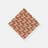 Sie bindet das Brautparty des Knot-Bow-Musters Serviette (Ecke)