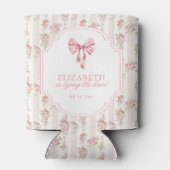 Sie bindet das Brautparty des "Knot Coquette Bow" Dosenkühler (Rückseite)