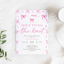 Sie bindet das Brautparty des Knot-Pink-Bows