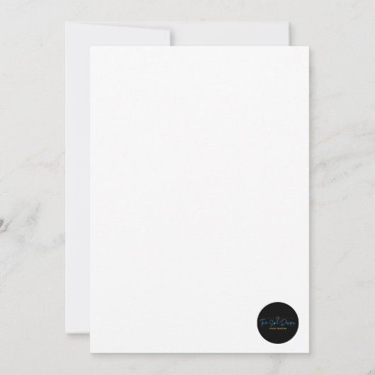 Sie bindet das Brautparty des Knot-Pink-Bows Einladung (Rückseite)