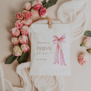 Sie bindet das Brautparty des Knot-Pink-Bows Geschenktütchen