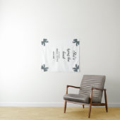 Sie bindet das Brautparty des Knotens an den Hinte Wandteppich (Beispiel (Horizontal))