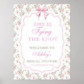 Sie bindet das Brautparty des Knotens an Poster (Vorne)