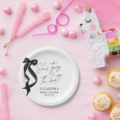 Sie bindet das Brautparty des Knotens Bow Pappteller (Party)