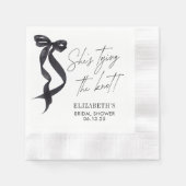 Sie bindet das Brautparty des Knotens Bow Serviette (Vorderseite)