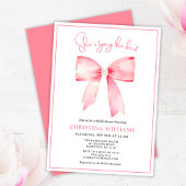 Sie bindet das Brautparty des Knotens Einladung