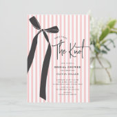 Sie bindet das Brautparty des Knotens Einladung (Stehend Vorderseite)